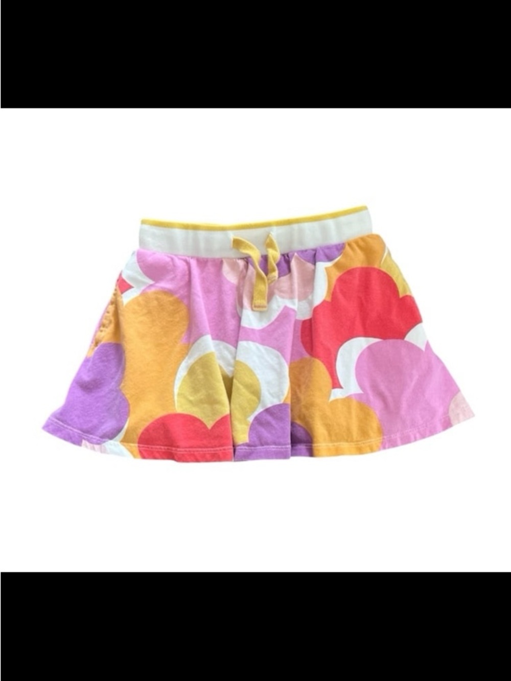 Mini Boden Jersey Skort/ Built In Shorts In Jam Daisy Cloud Girls 5 Estimated